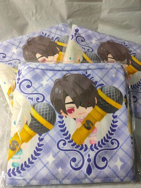 【イケメンシリーズ】推し活マフラータオル 紫色の3点