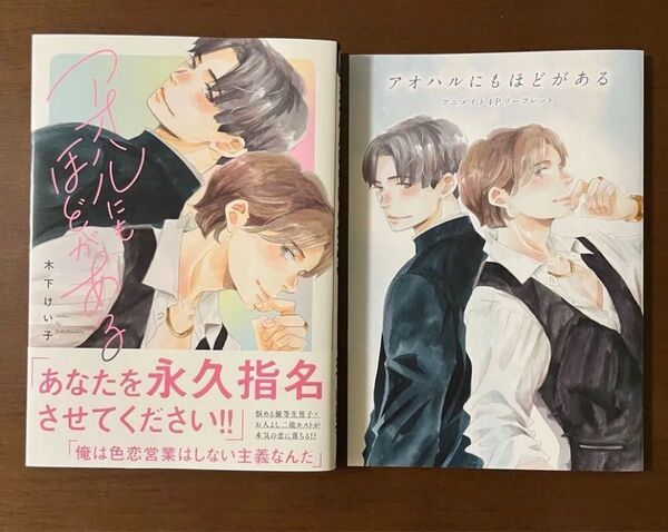 アオハルにもほどがある 木下けい子 アニメイト特典リーフレット