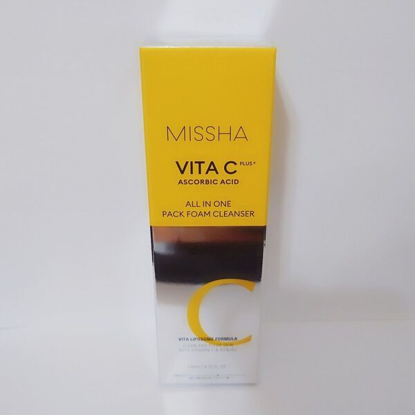 【新品未使用】MISSHA ミシャ ビタシープラス 泡マスク洗顔 140mL
