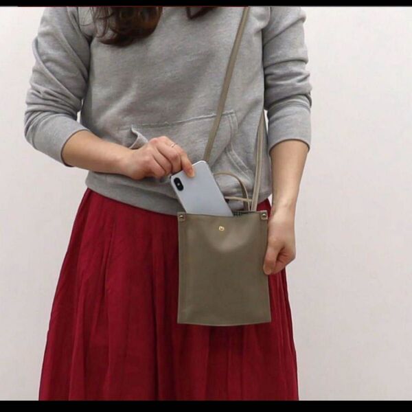 2023新作【Nananoel】シープレザー スマホショルダーバッグ 多数あり ショルダーバッグ レザー 本革