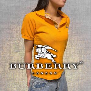 【Burberrys】Cotton polo shirt 90's