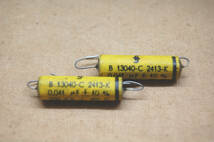 SIEMENS B13040-C 2413-K 0.041MF/250VDC Metallized Polypropylene Film Capacitors NOS 2pcs._画像2