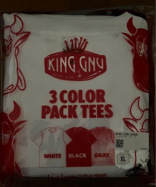 King Gnu 3COLOR PACK Tシャツ
