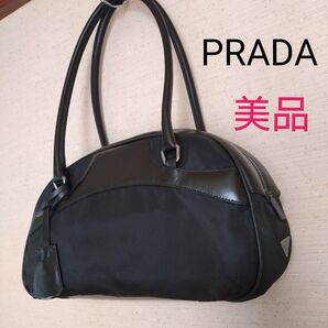 PRADA プラダ 美品 ミニボストン ボーリングバッグ ショルダーバッグ