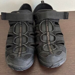 HI-TEC ウォーターシューズ サンダル キッズ 22cm ブラック