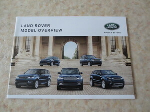  Land Rover * full line-up catalog new goods * Range Rover Poe tsu* Discovery * Defender *i Vogue *vela-ru fan .