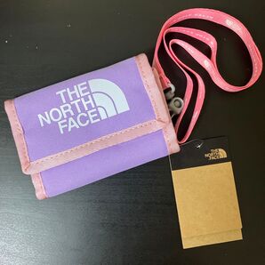 新品 THE NORTH FACE ザノースフェイス KIDS WALLET ライラック