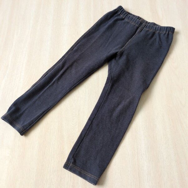 中古品 男の子 女の子 ユニクロ レギンスパンツ 100cm