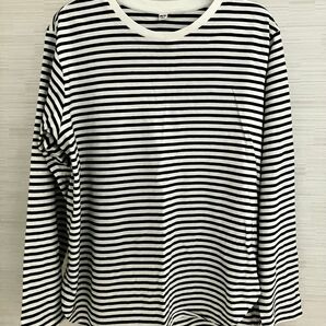 ユニクロ ボーダー柄 長袖Tシャツ Lサイズ