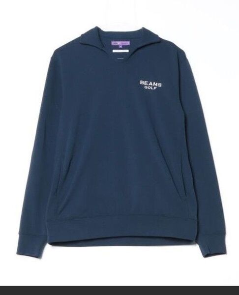 ビームスゴルフ ネイビー 長袖シャツ M