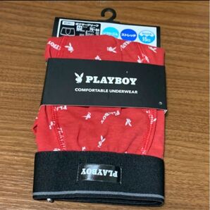 プレイボーイ ボクサーブリーフ PLAYBOY Mサイズ ソフトゴム ストレッチ クーポン消化 下着 前開き 肌着 紳士 パンツ
