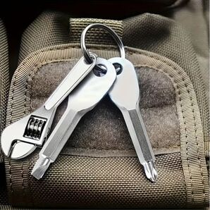 ミニ工具セットキーホルダー ミニドライバー ミニ修理工具ドライバー 便利 クーポン消化
