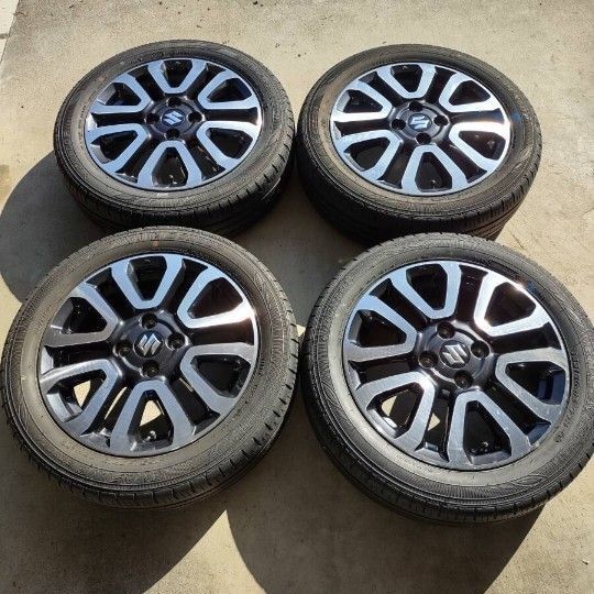 スズキ ハスラー Jスタイル 純正 15インチ 165/60R15 4.5J +45 4H PCD100 4本セット