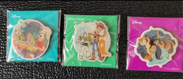 非売品 ディズニー ハッピーくじ ピンバッジ 3個セット