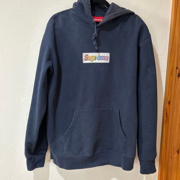 Supreme Bling Box Logo Hooded Sweatshirt サイズL 21ss