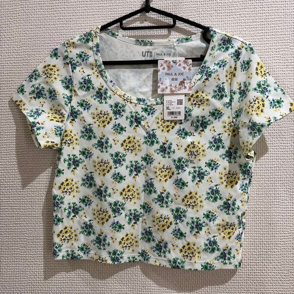 ユニクロ ポールアンドジョー コラボTシャツ 花柄 XL 未使用タグ付き半袖