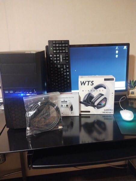 6点セット GALLERIA ゲーミングPC GTX1660Ti Ryzen5 メモリ32GB SSD300GB+HDD1TB