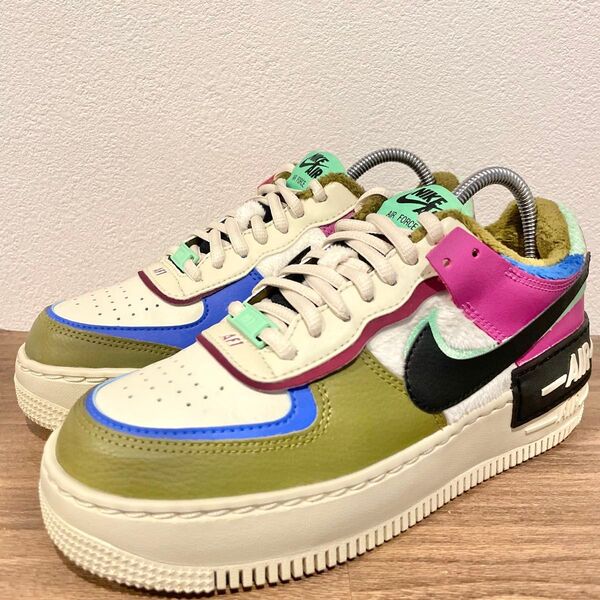NIKE W AIR FORCE 1 SHADOW SE ナイキ エア フォース ワン シャドウグリーンマルチCT1985-500