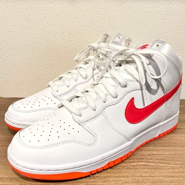 NIKE DUNK HIGH RETRO PICANTE RED ナイキ ダンク ハイ レトロ ホワイトレッドDV0828-100