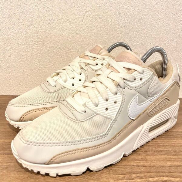 NIKE WMNS AIR MAX 90 ナイキ エア マックス 90 ベージュ レディース ローカットスニーカー 23.5cm