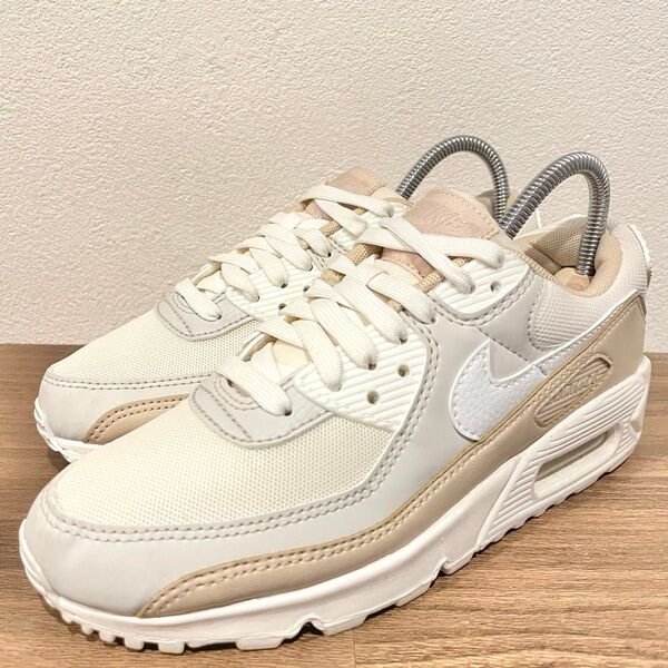 NIKE WMNS AIR MAX 90 ナイキ エア マックス 90 ベージュ レディース ローカットスニーカー