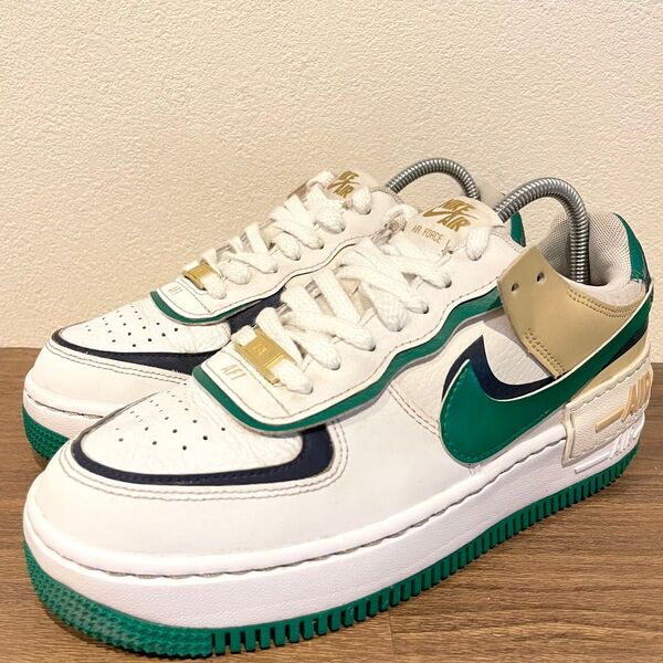 NIKE W AIR FORCE 1 SHADOW ナイキ エア フォース ワン シャドウ ホワイトグリーン DZ1847-102