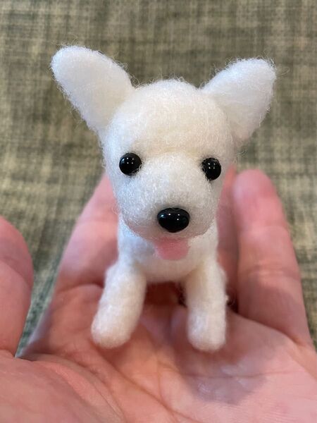 羊毛フェルト 犬 いぬ ハンドメイド
