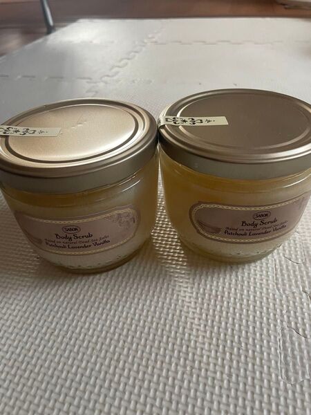 SABON サボン ボディスクラブ パチュリ・ラベンダー・バニラ 600g2個セット