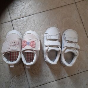 adidasのスタンスミス、ホワイト ピンクうさぎ二足セット