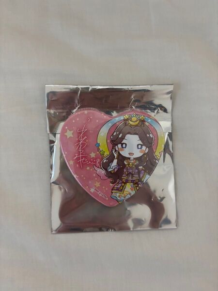 【お値下げ中】アイカツ オールアイカツ!大衣装展!! ホログラムハート缶バッジ 藤原みやび