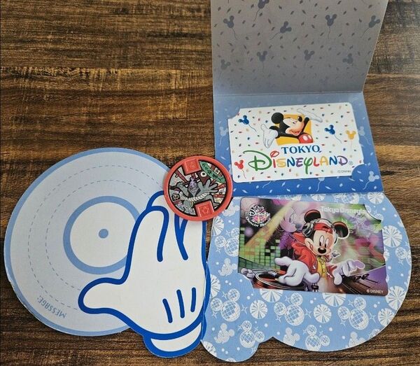 4 妖怪ウォッチ メダル グッズ テレホンカード 東京ディズニーランド ディズニー テレフォンカード