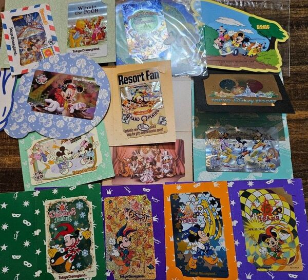 8 テレホンカード テレカ テレフォンカード 東京ディズニーランド ディズニー ヴィンテージ レア 希少 コレクション セット