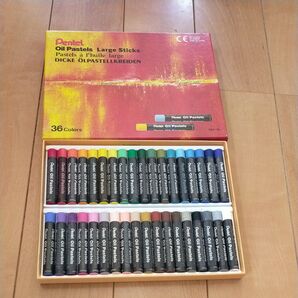 値下げ 未使用 Pentel Oil Pastels 36色 パステル クレヨン ペンテル 日本製 新品