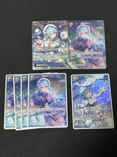 ホロカ 1st 雪花ラミィ SR OSR キュリアスユニバース オマケ付き