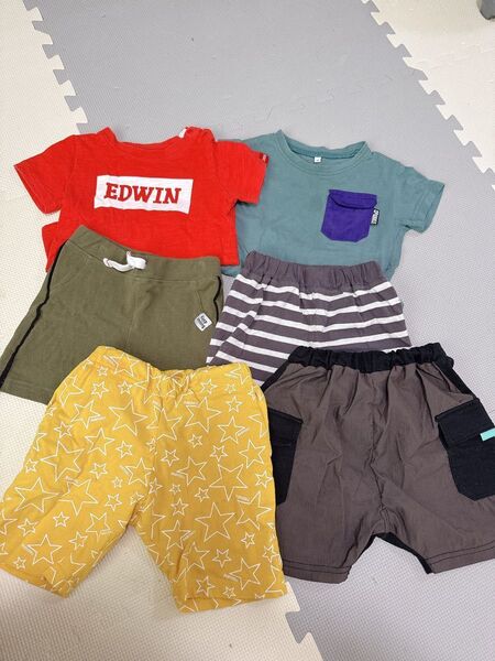 男の子 キッズ 子供服 まとめ売り 90㎝ EDWIN ベビードール Tシャツ ハーフパンツ 短パンなど バラ売り可