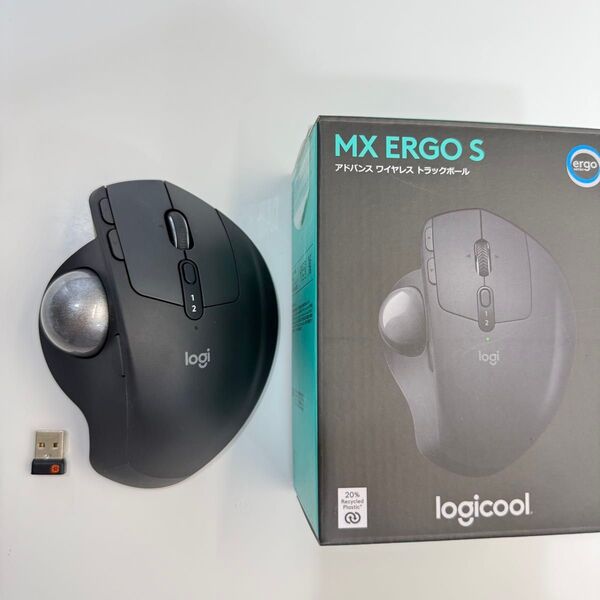 Logicool MX ERGO S USB-C ワイヤレストラックボールマウス