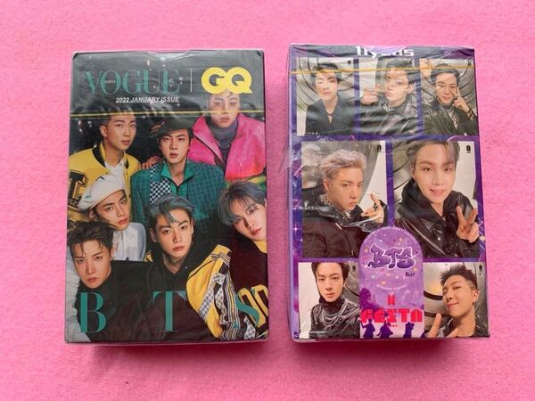 BTS ロモカード55pcs&92pcs ノーマルカード 2種セット GQ FESTA bts 防弾少年団