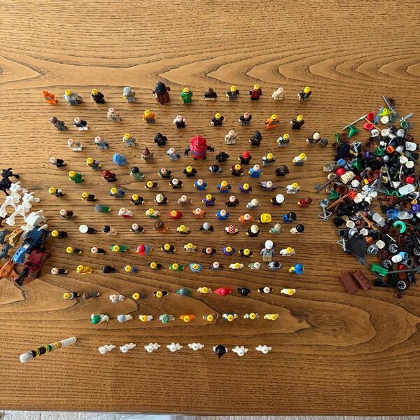 レゴ LEGO ミニフィグ136体 小道具 動物