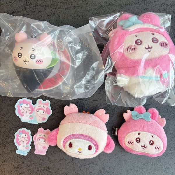 ちいかわ サンリオ ちいかわ寿司 マスコット フィギュア ヘアクリップ
