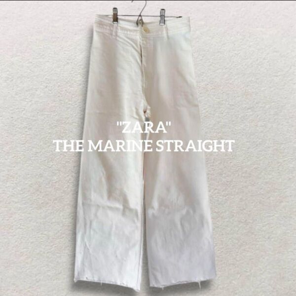 ZARA THE MARINE STRAIGHT パンツ ホワイト