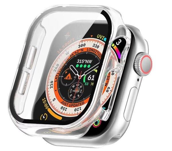 AppleWatch ケース アップル ウォッチ 10 カバー ガラス 46mm 保護 apple watch10 クリア