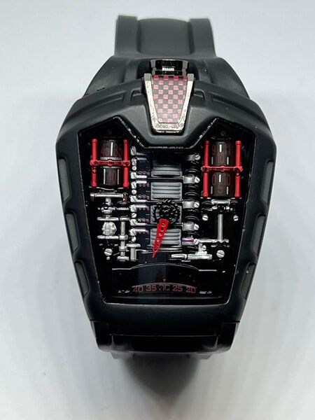KIMSDUN HUBLOT フェラーリタイプ腕時計(クォーツ)