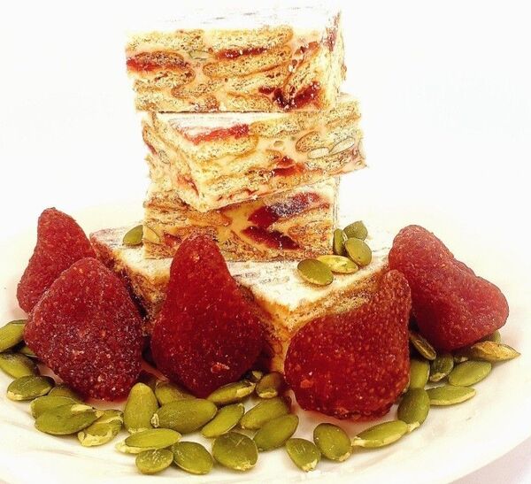 台湾スイーツ 手作りストロベリーヌガークッキー