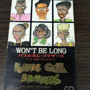 バブルガム・ブラザーズ WON'T BE LONG CDシングル
