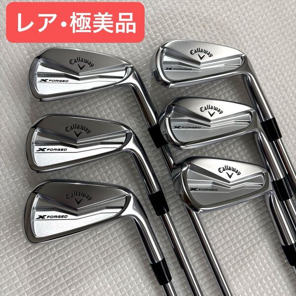 【希少極美品】カスタム品 Callaway キャロウェイ X FORGED アイアン 2024 6本 NS850GH neo-S