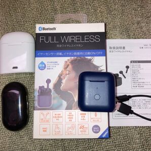 Bluetooth ブルートゥース イヤホン ワイヤレスイヤホン GEO ゲオ GRFD-SWE300T8S NB ネイビー