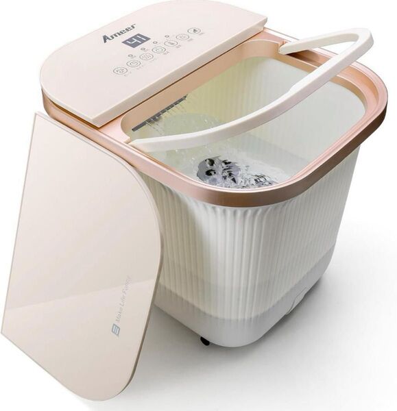 足湯器 足湯 フットバス 温度調節・保温機能 タイマー機能 機器減菌 もみ玉