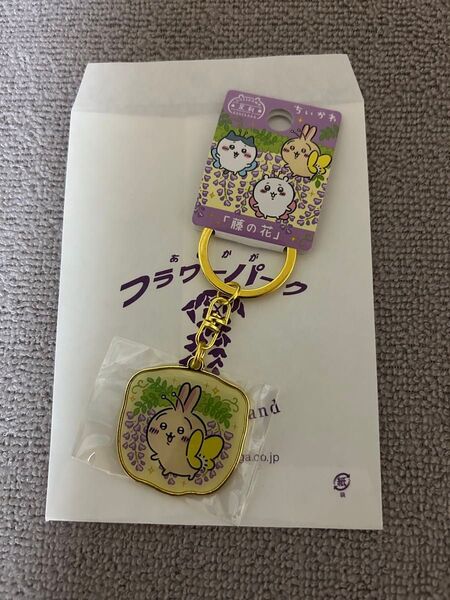 ちいかわ ご当地キーホルダー うさぎ 藤の花 あしかがフラワーパーク限定 栃木 足利