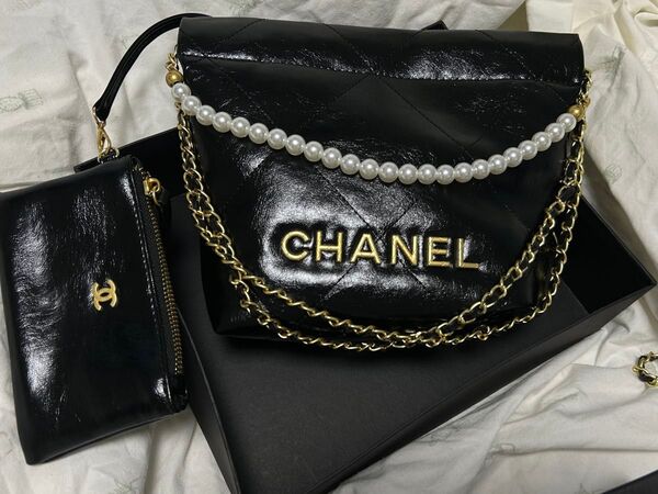 CHANEL ショルダーバッグ トートバッグ ミニポーチ付き 2個セット 2way 新品 ノベルティ