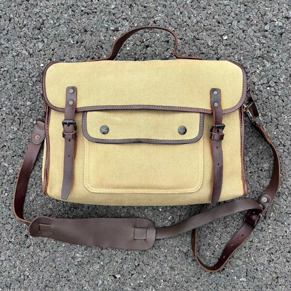 名作 90s vintage RRL ダブルアールエル ラルフローレン レザー 本革 ヴィンテージ ショルダーバッグ